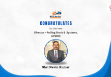 Shri Navin Kumar Joins As Director – Rolling Stock & Systems, UPMRC Shri Navin Kumar Joins As Director – Rolling Stock & Systems, UPMRC