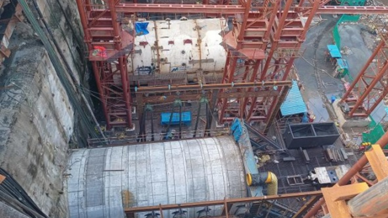 TBM T60 starts Tunneling for Mumbai Metro Line 7A