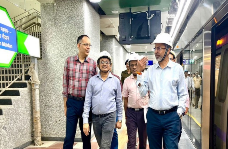 General Manager Inspects Howrah Maidan To Esplanade Stretch Of East-West Metro Corridor