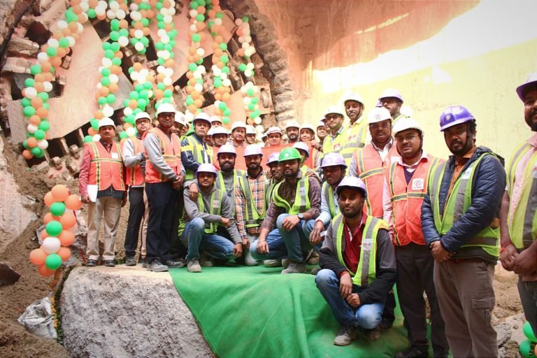 Agra Metro: TBM Shivaji achieves Second Breakthrough at Taj Mahal Ramp Area