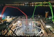 1st Pile Cap Erected for the Sabarmati Bridge on the Mumbai – Ahmedabad Bullet Train Project 1st Pile Cap Erected for the Sabarmati Bridge on the Mumbai - Ahmedabad Bullet Train Project