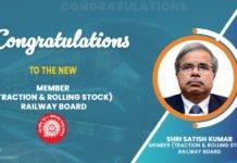 Shri Satish Kumar Takes Over As Member (T & RS), Railway Board Shri Satish Kumar Takes Over As Member (T & RS), Railway Board
