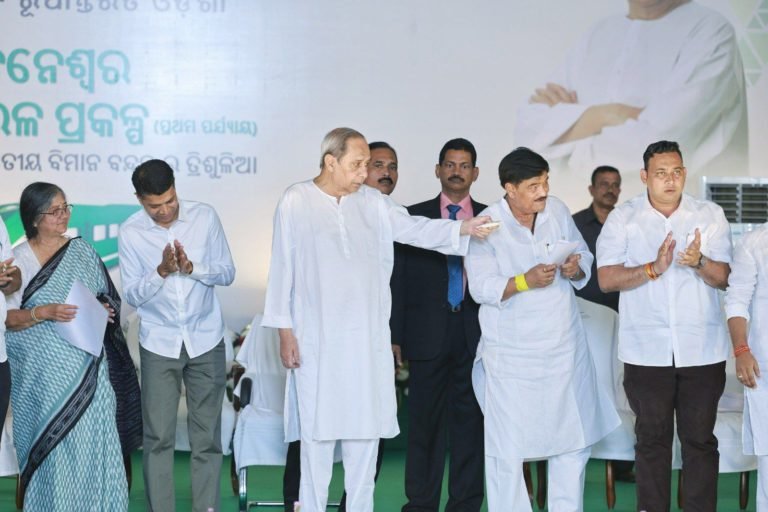 CM Naveen Patnaik Lays Foundation Stone for Bhubaneswar Metro 