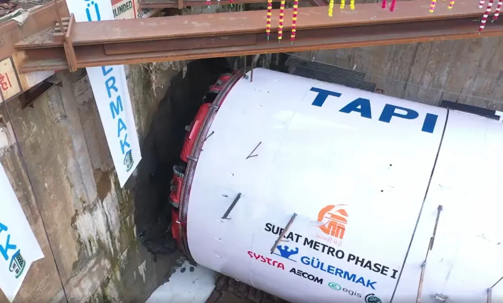 TBM Tapi of Surat Metro Achieves Breakthrough at India’s 2nd Deepest Metro Station 4 TBM Tapi 02