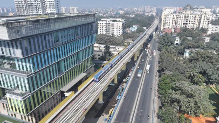 Trial Runs conducted on the Taratala-Majerhat Stretch of Kolkata Metro’s Purple Line