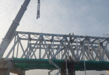 First Open Web Girder Installed on the C4 ECV-02 package of the Chennai Metro Phase 2 First Open Web Girder Installed on the C4 ECV-02 package of the Chennai Metro Phase 2