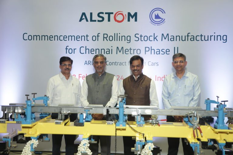 Alstom Commences Production Of Driverless Trainsets For Chennai Metro Phase II