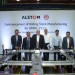 Alstom_and_DMRC_dignitaries_at_the_start_of_RS_production_event_at_Alstom_Sricity