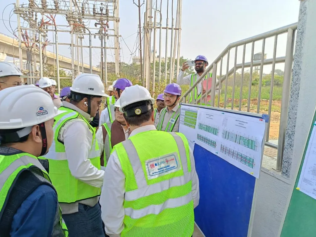 New MD Conducts Inspection on the Priority Stretch of the Bhopal Metro 4 Bhopal metro Insoection 04