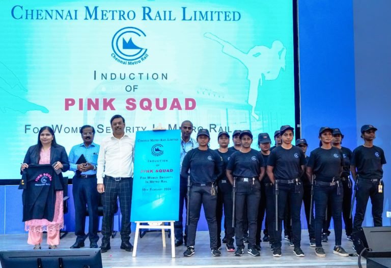 Chennai Metro to Equip its Trains With Pink Squad of Women Officers 