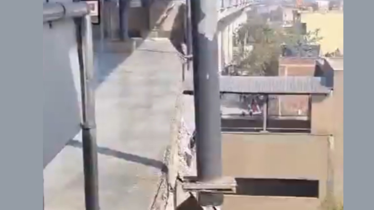 Boundary Walls of Delhi Metro’s Gokulpuri Station on the Pink Line Collapses 