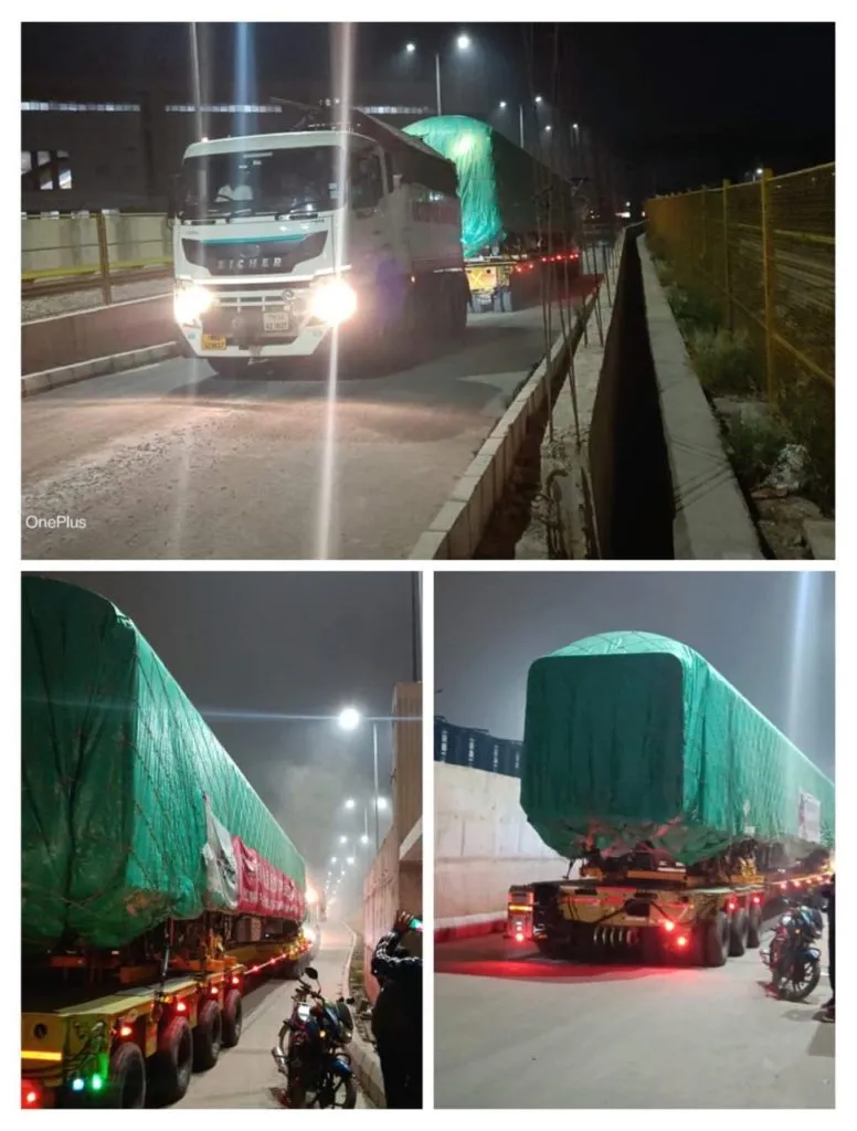 Driverless Metro Coaches for the Bangalore Metro’s Yellow Line Reaches the Depot 2 WhatsApp Image 2024 02 15 at 10.35.45 84612e00