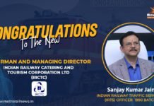 Sanjay Kumar Jain Takes Charge as the Chairman and Managing Director of IRCTC DR Sanjay Kumar Jain, MD IRCTC