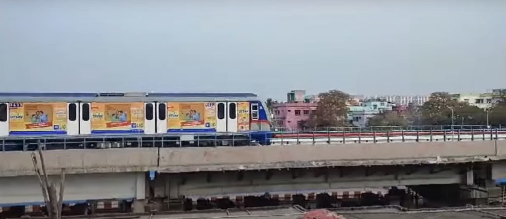Kolkata Metro Yellow Line Trial 03