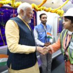 PM Modi Takes Ride in India’s First Underwater Metro in Kolkata with Students