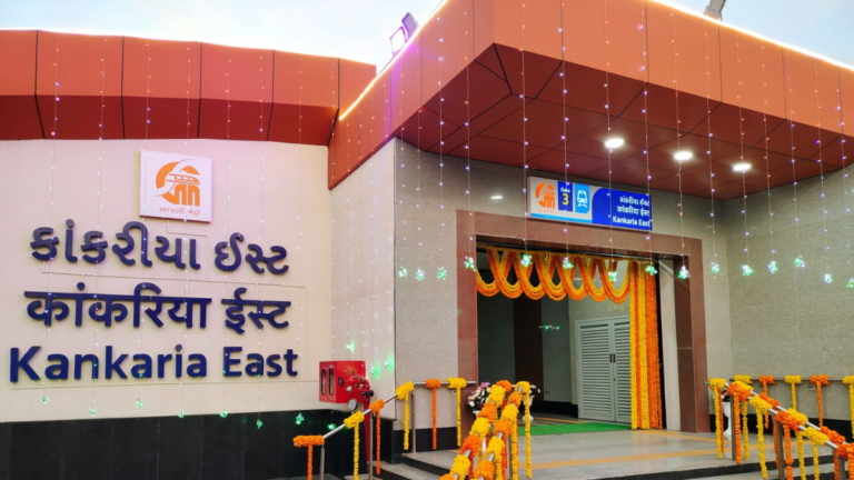 Kankariya East Metro Station of Ahmedabad Metro to Open from Tomorrow 