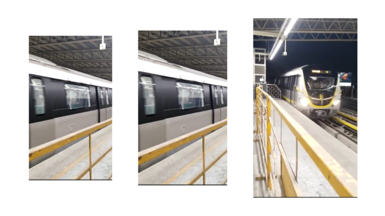 Bangalore Metro: Driverless Train Trial Run on Yellow Line along Hosur Road