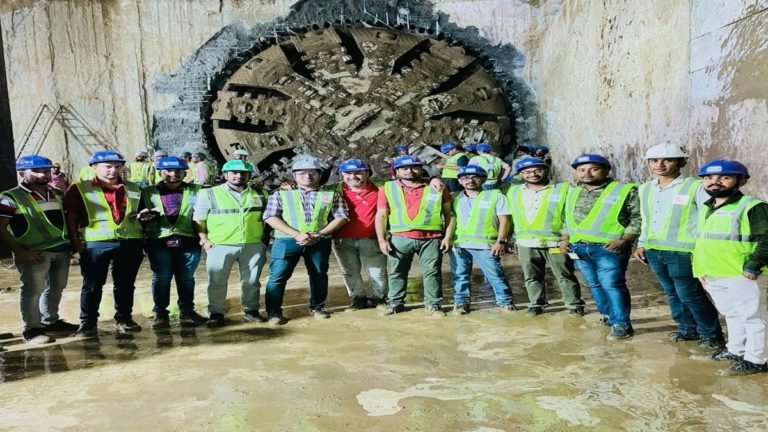 Surat Metro Phase I: TBM Narmada Achieves Breakthrough At Central Warehouse Station