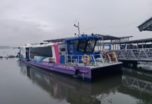 Kochi Metro Rail Invites Bids for Water Metro Feasibility Survey Kochi_Water_Metro_Boat_at_High_Court_Boat_Jetty