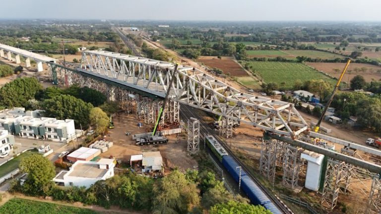 First OWG Bridge launched for Mumbai-Ahmedabad Bullet Train Project