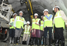 Chairperson Railways Jaya Varma Sinha Inspects Progress of Sivok-Rangpo Rail Project Jaya Varma Sinha, Chairperson and Chief Executive Officer, Railway Board with other key officials.