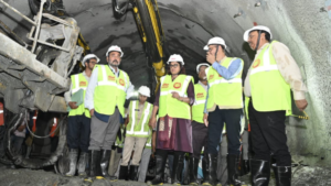 Chairperson Railways Jaya Varma Sinha Inspects Progress of Sivok-Rangpo Rail Project