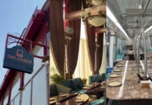 The Coach: India’s First Metro Coach Restaurant Opens in Noida India's First Metro Coach Restaurant at Noida 137 Metro station.