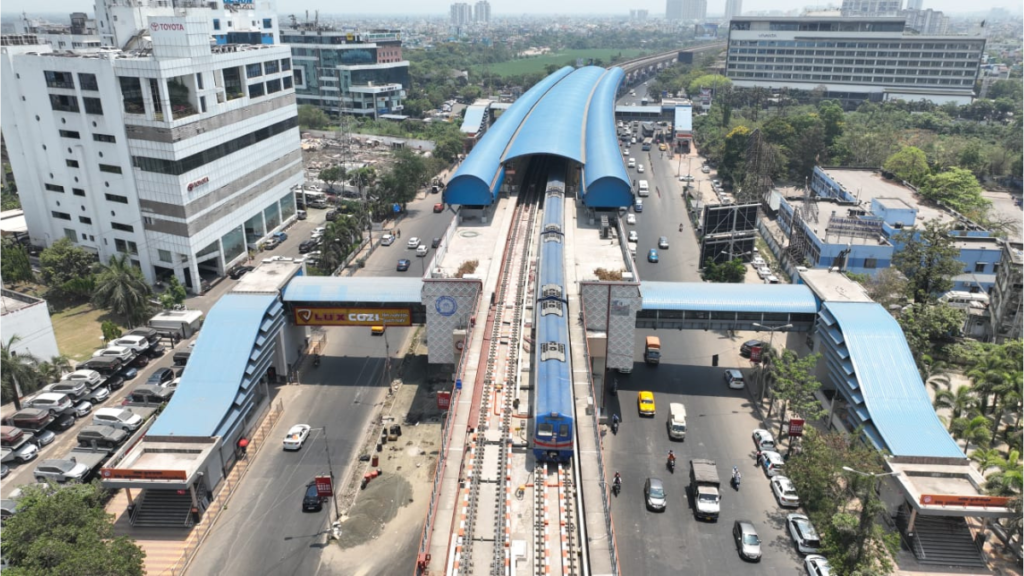 Kolkata Metro Aerial View