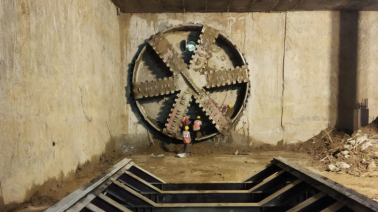 TBM S115 Achieves Breakthrough at RBS College for Agra Metro Phase 1