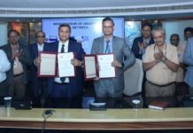 BEML and Bharat Electronics Ltd. Sign MoU to Develop i-TCMS MoU signing ceremony.