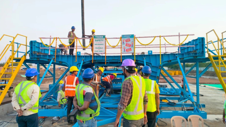 D.P. Jain Begins Casting First Concrete Segment for Nagpur Metro’s Phase 2 Project