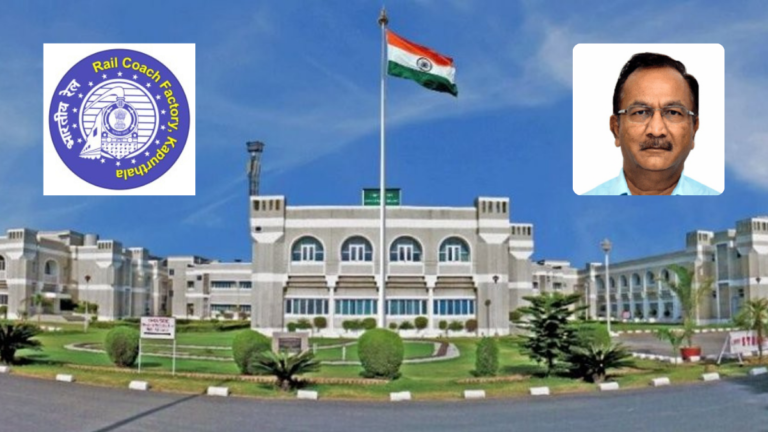 New GM Appointment at Rail Coach Factory, Kapurthala