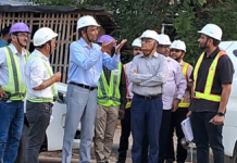 DMRC Advisor Daljit Singh Pushes Monsoon Prep for Patna Metro Daljeet Singh, Advisor (Special Works), DMRC, inspecting construction sites of Patna Metro Rail Project.