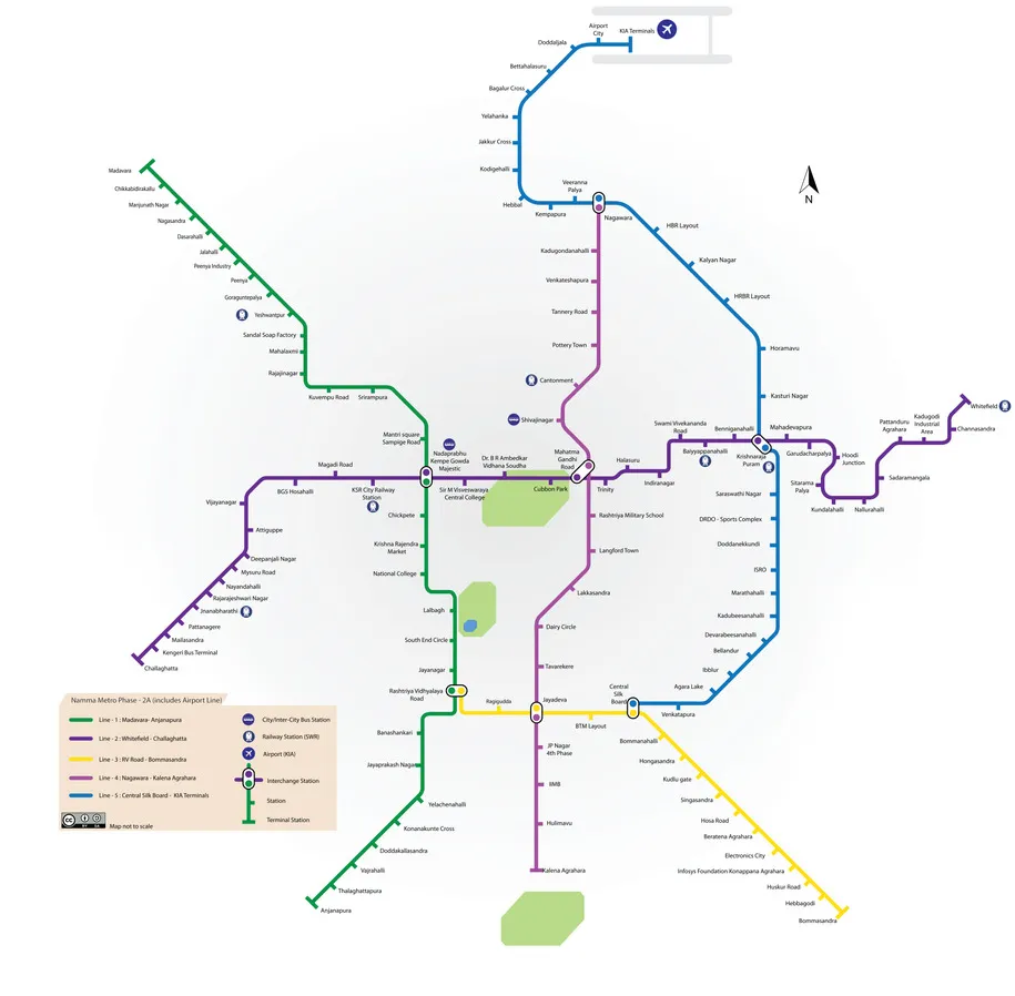 Bangalore Metro Map