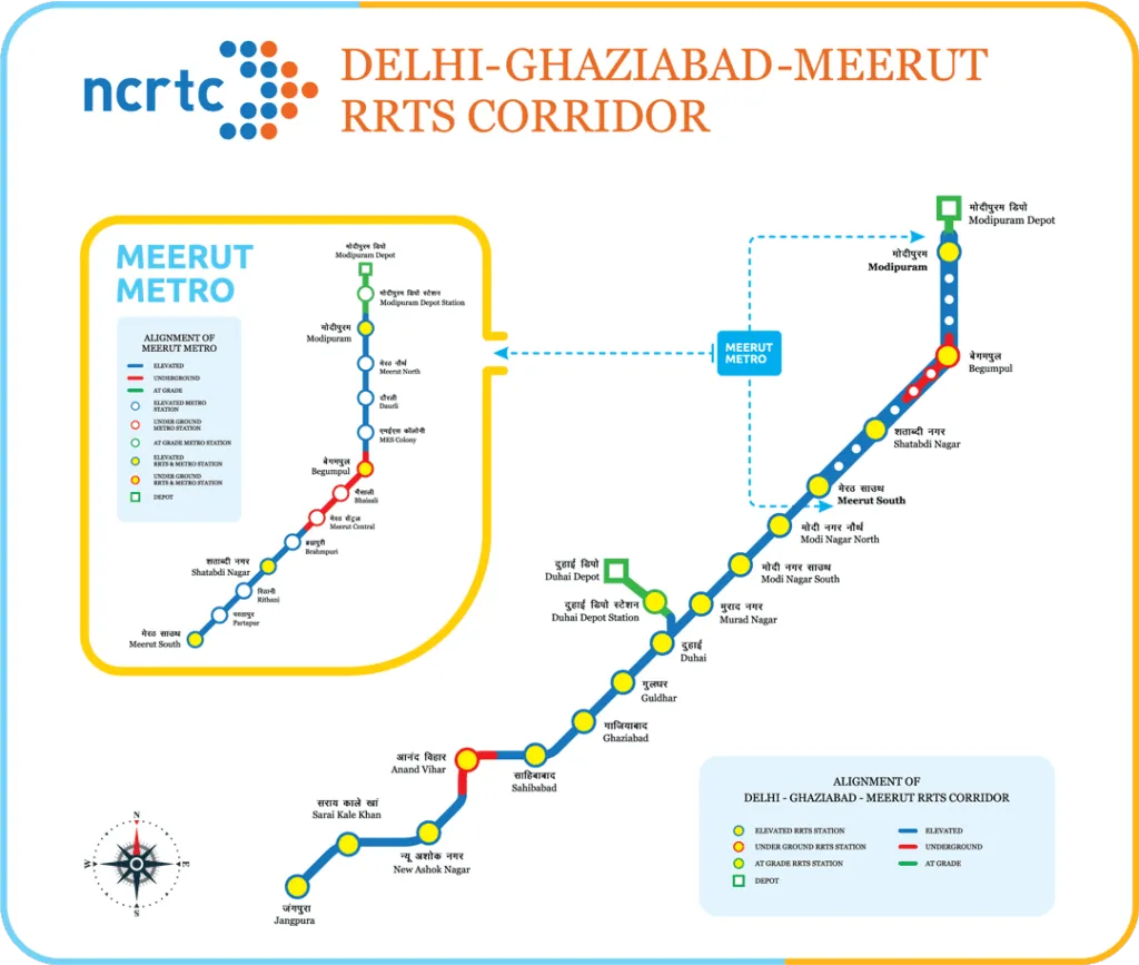 RRTS Corridor Map