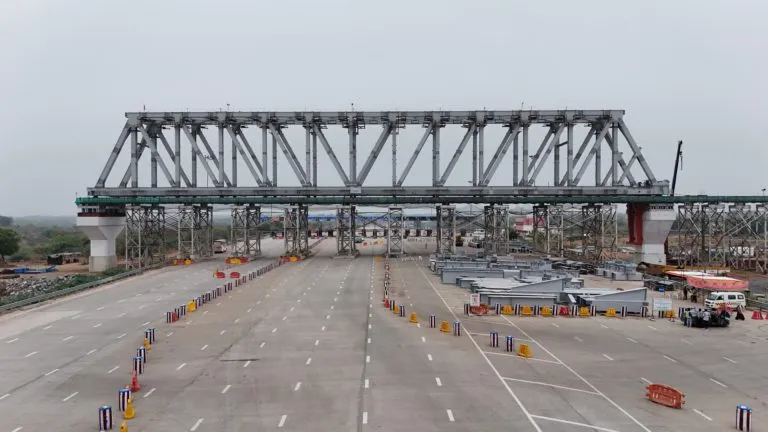 Bullet Train Project: 3rd OWG bridge launched over the Delhi-Mumbai Expressway Bullet Train Project: 3rd OWG bridge launched over the Delhi-Mumbai Expressway