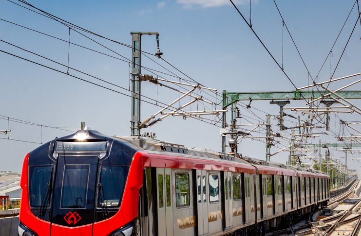 Lucknow metro line 2 underwent for topographical survey contract