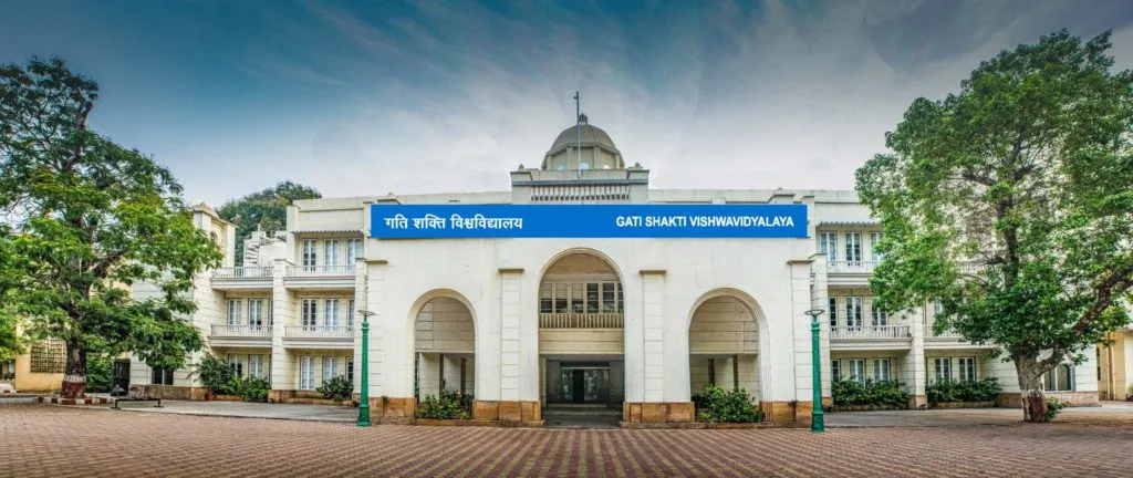 Plasser India Signs Memorandum Of Understanding with Gati Shakti Vishwavidyalaya 3 NRTI Main Building GSV scaled 1