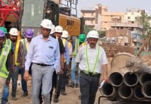 Patna Metro: DMRC Advisor (Special Works) Conducts Inspection of Construction Sites Patna Metro Inspection