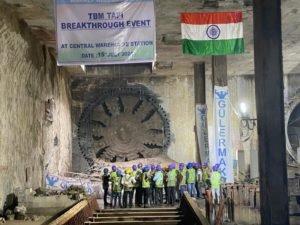 Surat Metro: TBM Tapi Achieves Breakthrough at Central Warehouse Station
