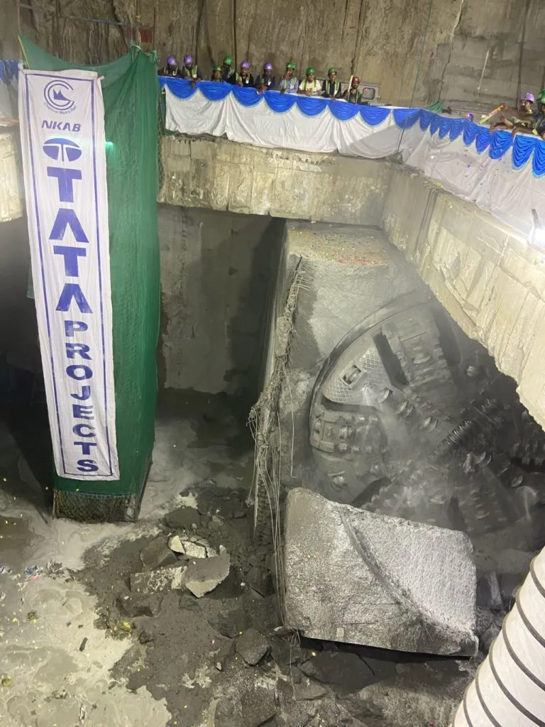 Chennai Metro’s TBM S81B Achieves Breakthrough at Otteri Station 2 1724946015667 1