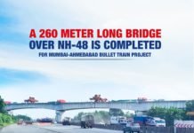 Bullet Train Project: MG Contractors Builds CLC Bridge over NH48