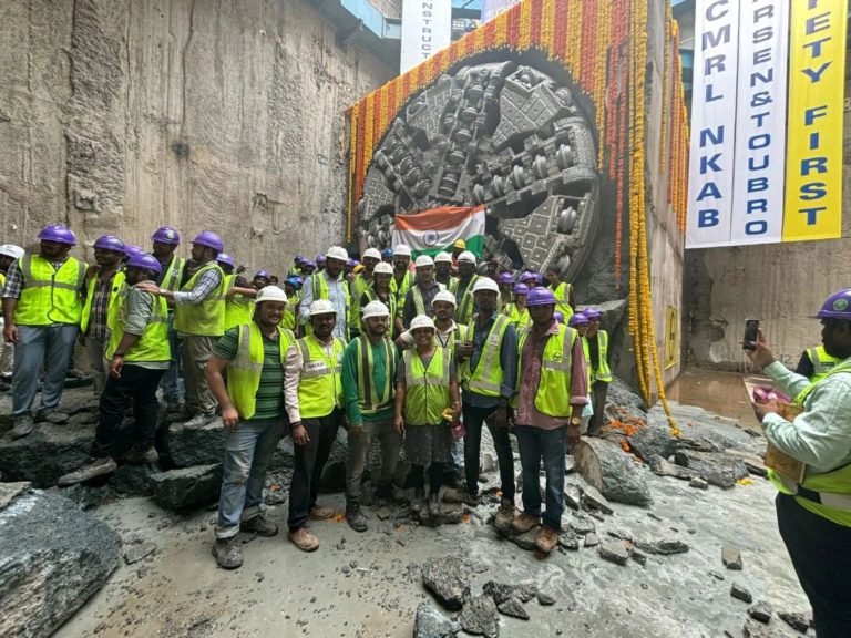 Chennai Metro’s TBM  Siruvani Achieves Breakthrough at Sterling Road Station