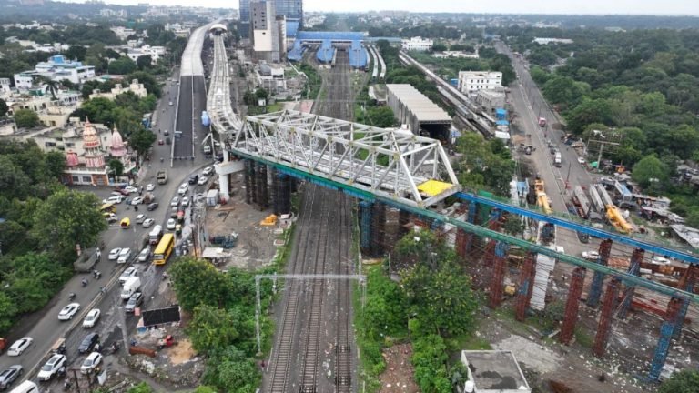 Bhopal Metro’s Rail Over Bridge Launched At Habibganj Naka Station 