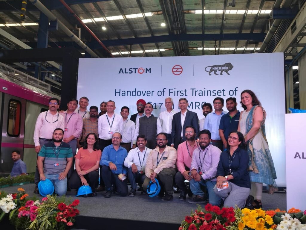 Alstom Delivers First Trainset For Delhi Metro Phase 4 4 1727158462455