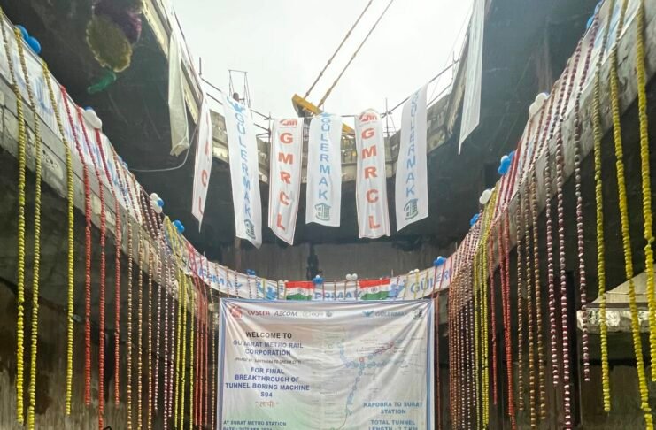 Surat Metro's TBM Tapi completes its final drive
