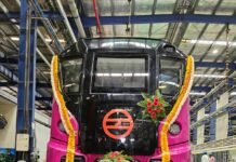Alstom Delivers First Trainset For Delhi Metro Phase 4 Delhi Metro Phase 4