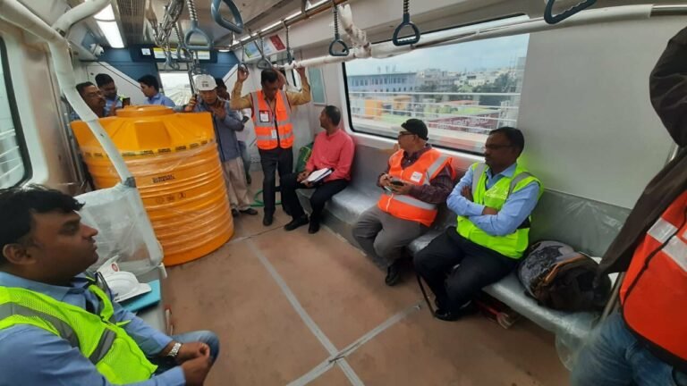 Trial Run Started On Bengaluru Metro’s Yellow Line