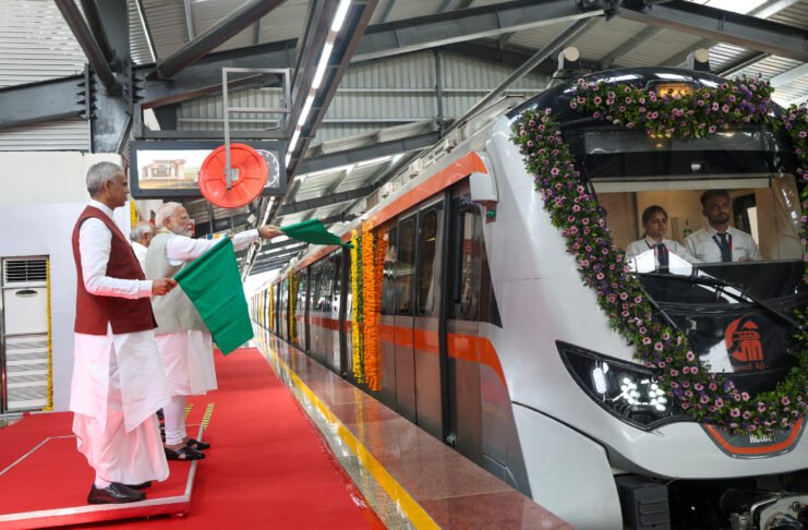 PM Modi inaugrates vande metro and ahemdabad phase 2 metro