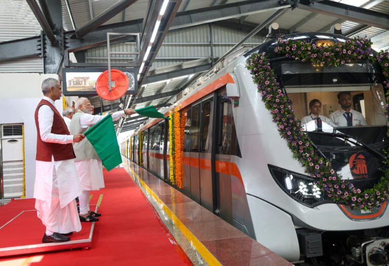 PM Modi inaugurated Ahmedabad Metro Phase 2 and Vande Metro
